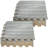 Sorbus Interlocking Floor Foam Mat in Gray Wood Print