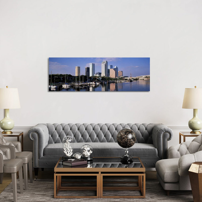 Tampa, Florida, USA by Panoramic Images - No Frame Panoramic Gallery-Wrapped Canvas Giclée on Canvas, 50.8cm H x 152.4cm W