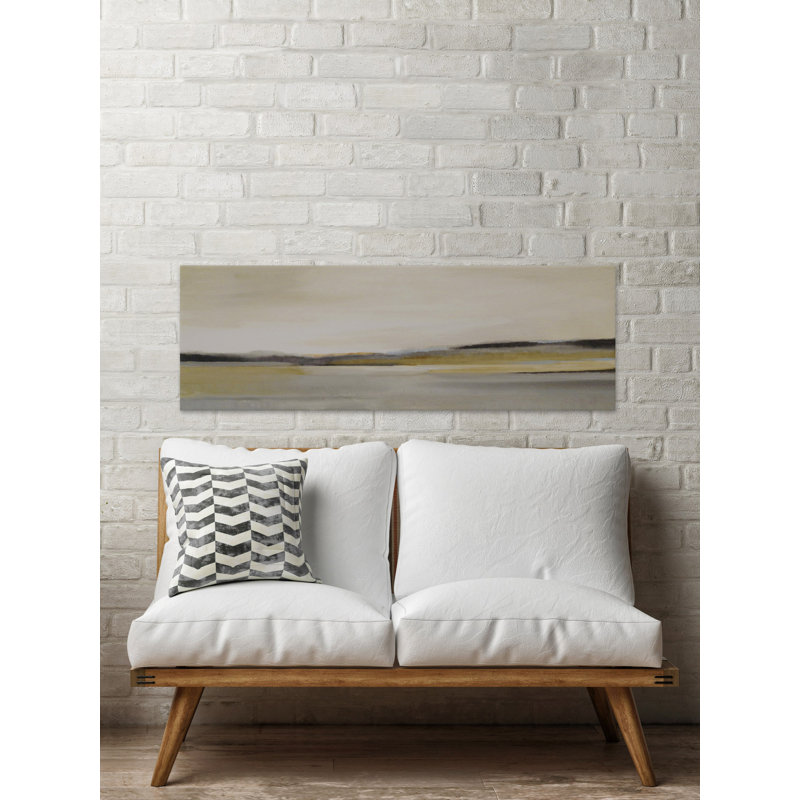 Morning Beach II 1 Piece Wrapped Canvas Painting, 25cm H x 76cm W x 3.81cm D