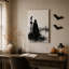 Art mural sur toile noir et blanc-1164739963