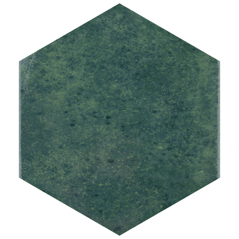 Capri 7" x 8" Porcelain Stone Look Wall & Floor Tile, Green