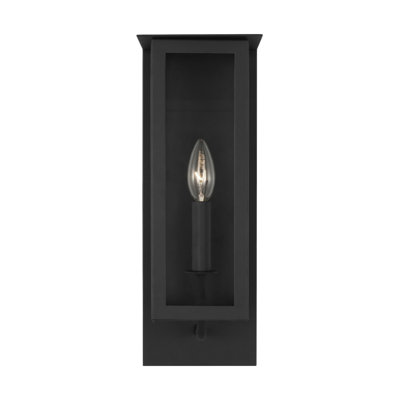 Aldo 1 Light Lantern Textured Black