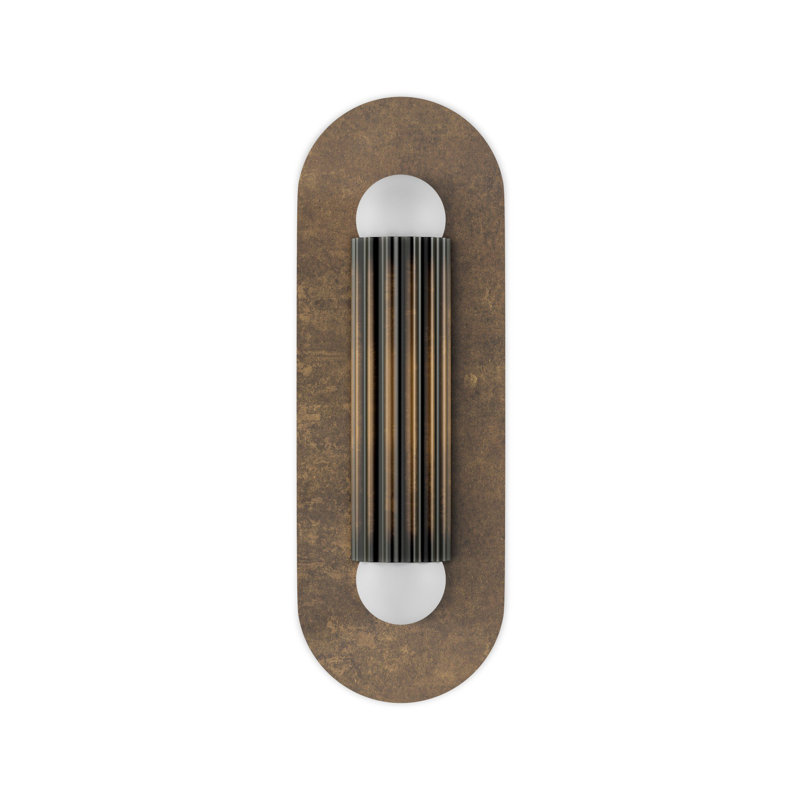 Vesta Sm Sconce, Heritage Bronze Brass