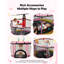 VEVOR in. Round Kid / Toddler Trampoline with Safety Enclosure-1863276845