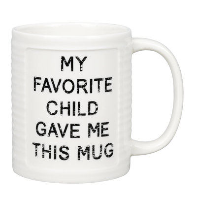14 Oz Ceramic Funny Parent Gift Mug - Microwave & Dishwasher Safe Decorative Coffee Tea Mug For Mom Dad Birthday Holiday Housewarming