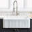 36" L X 20" W Sink With Grid And Strainer - Heat, Stain, Scratch, Rust Reversible, Large Basin, Deep Grand Basin Capacity, Versatile