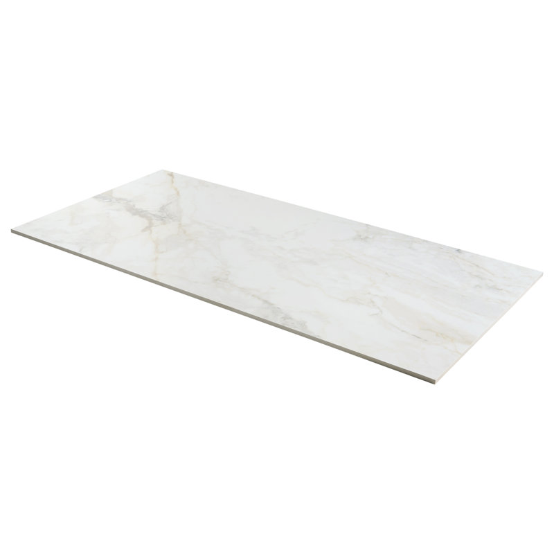 Calacatta Macchia 24X48 Marble Look Matte Porcelain Floor And Wall Tile