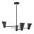 3 - Light Dimmable Modern Linear Chandelier
