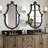 Wood Wall Mirror (set Of 2)-105356376