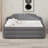Modern Upholstered Daybed, LED Belt Trundle and Storage Drawers-129458350