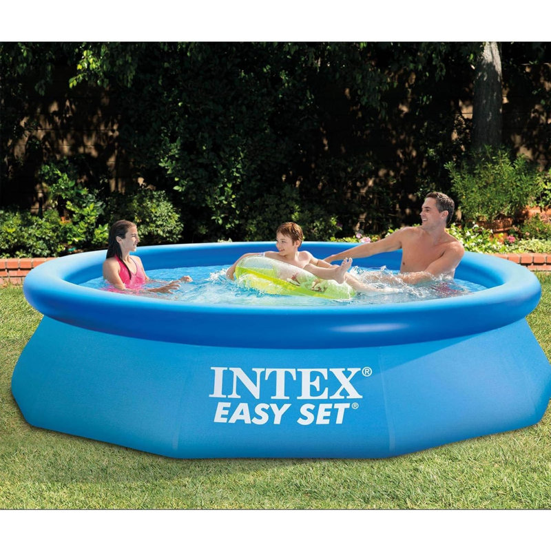 Vinyl Round Inflatable Pool 0.76cm H x 0.28cm W x 3.04cm L