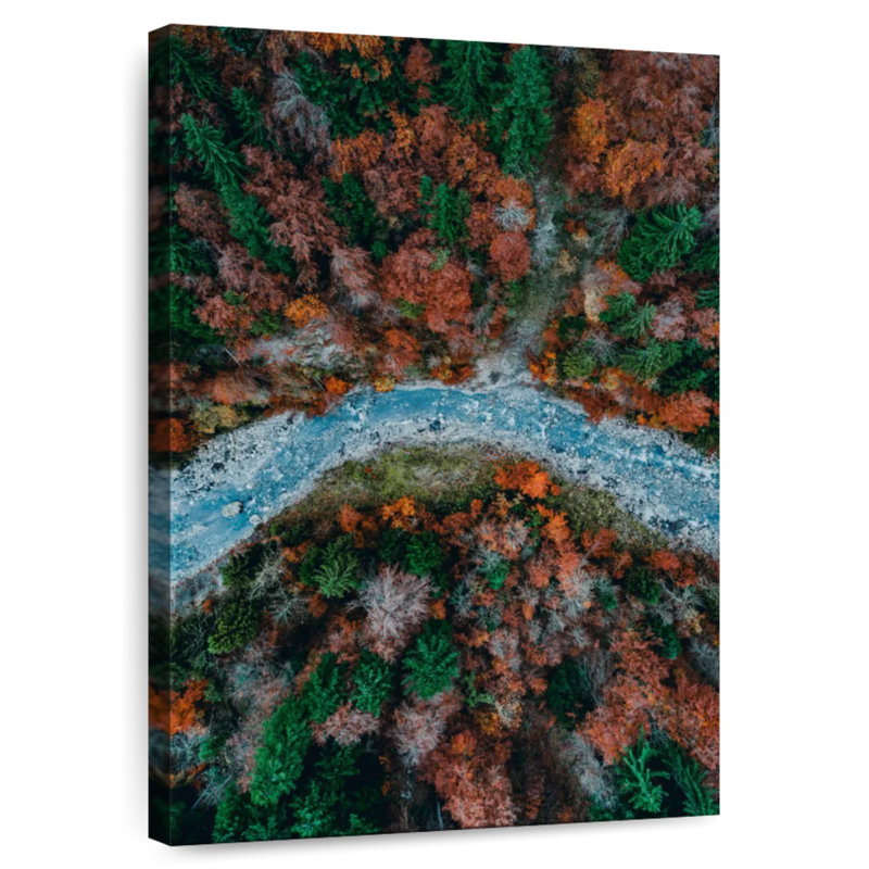 Alvord, rivière d'automne à Bern, H 51 po x l 34 po