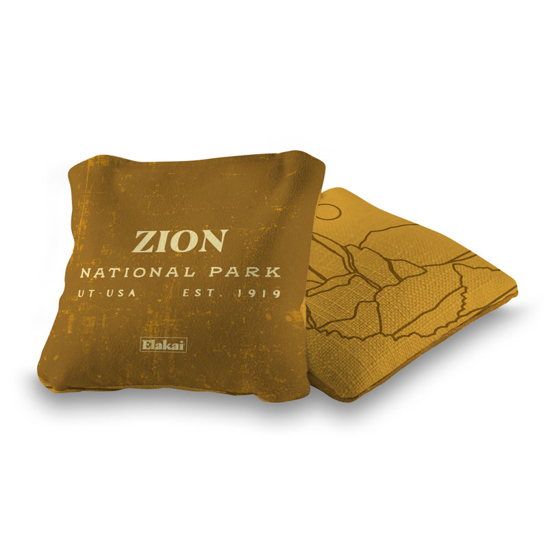 Durasuède Zion National Park, H 6 po x l 6 po x P 1 po, Doré