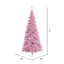 Pink Fir Artificial Fir Christmas Tree-2062386977