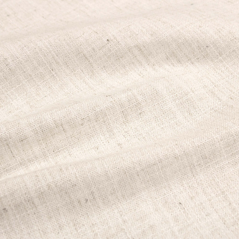Hanson Upholstered Wingback Platform Bed, King, Classic Talc Linen