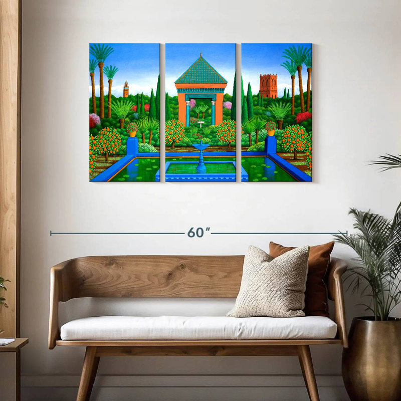 Rorry Marjorelle Oranges, 28" H x 45" W