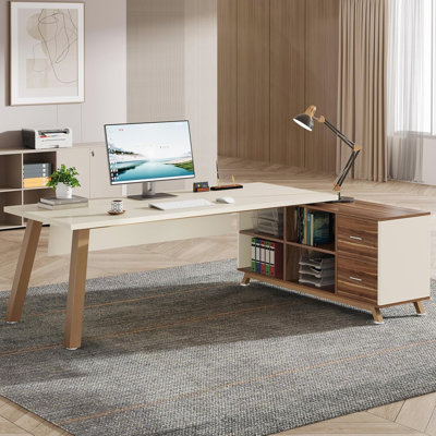 Bureau de direction en L 78,7 po