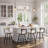 Alonsa 26.6" Industrial Swivel Counter Stool with Rectangular Back and Metal Frame-137917163