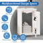 Petit meuble-lavabo moderne avec lavabo en céramique et beaucoup de rangement-667192142