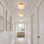 Glass and Frosted Glass Semi Flush Mount