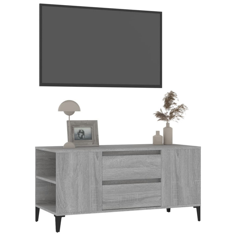 Keida TV Stand for TVs up to 43", Grey Sonoma