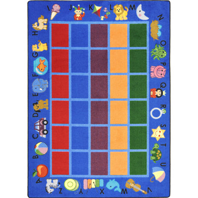 Tapis éducatif de l'alphabet Phonics