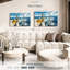 «Ocean Fishing Reels», 3 pièces sur toile-98562869