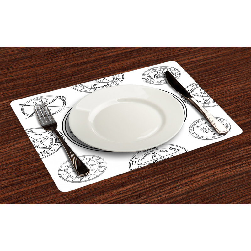 Polyester Abstract Rectangle Placemat