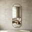 Stainless Steel Frame Leaning Mirror-476644842