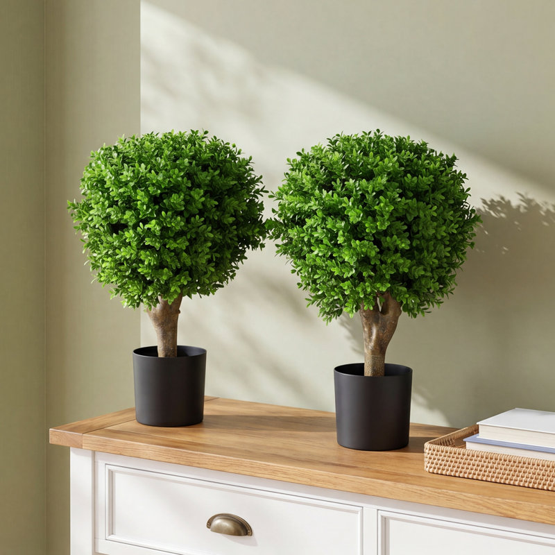 24'' Faux Topiary in Planter