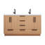 Ensemble de meuble-lavabo autoportant avec lavabo double 59,4 po Carla-13354666