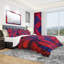 Ensemble de housse de couette en microfibre mauve moderne et contemporaine-34034463-71504604