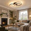 Darlyne Black LED Flush Mount