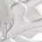 1-Geometric white LED iron dimmable ceiling light