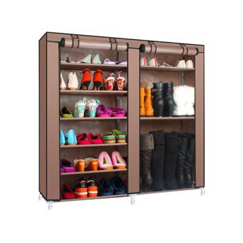 Range-chaussures pour 27 paires, Brun