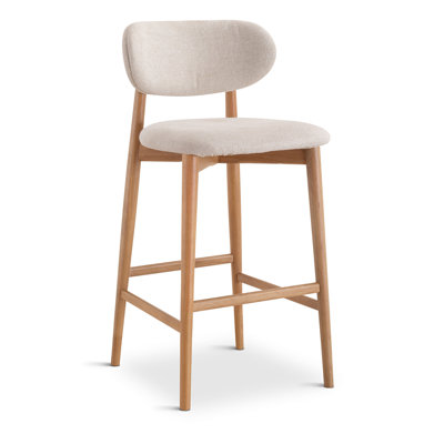 Lucia Bar/Counter Stool - Harvest Jute Seat - Ebano Frame