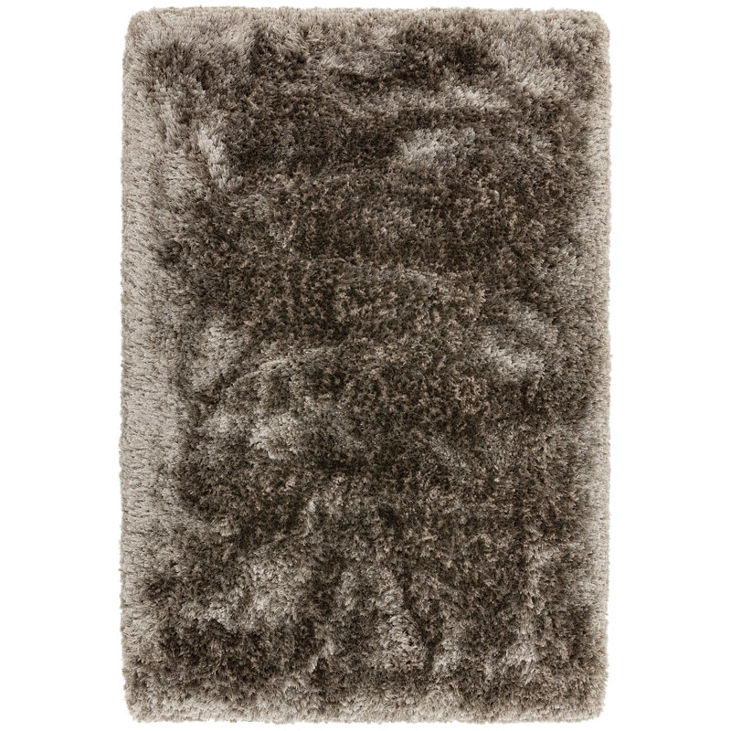 Plush Deep Pile Shaggy Zinc Rug, Rectangle 200 x 300cm