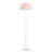 Serena 63" Pink Feather Floor Lamp  with Dome Shade-1851775501-1851775500