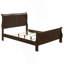 Lit-bateau double de style Louis-Philippe classique