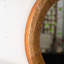 Miroir mural 31,3 po martelé rond doré - cadre en fer et miroir décoratif en panneau de fibres à densité moyenne, miroir décoratif rustique pour le salon / la chambre à coucher