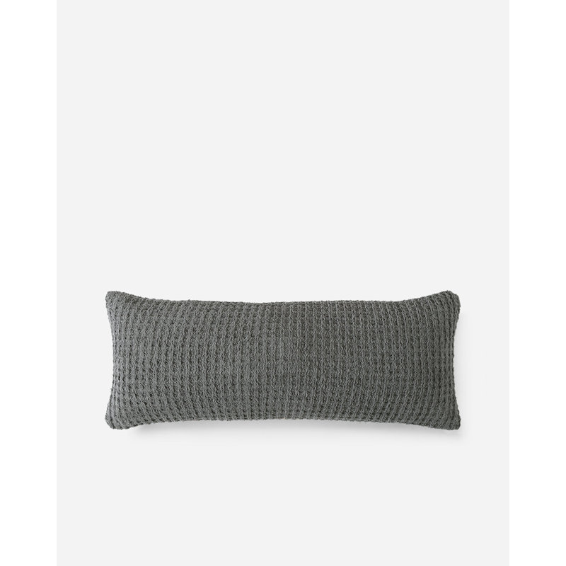 Snug Lumbar Pillow Cover & Insert, Granite