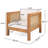 Outdoor Club Patio Chair with Cushions-122058901-129379802