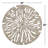 Beige Wood Handmade Intricately Carved Starburst Wall Decor-924248152