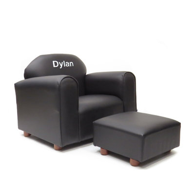 Kids Personalized 9'' Club Chair Chair and Ottoman