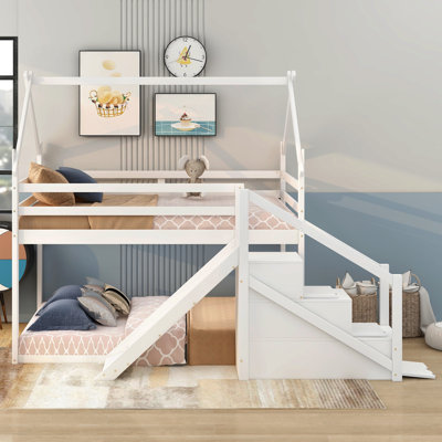 Balmers Kids Twin Over Twin Bunk Bed