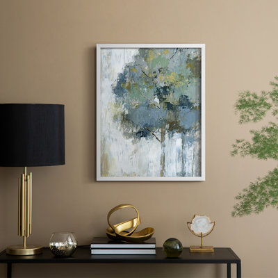 «Spring Tree II», reproduction encadrée - bois massif