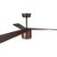 Peregrine 56in 3-Blades Indoor/Outdoor Ceiling Fan with Remote Control and Light-922183250