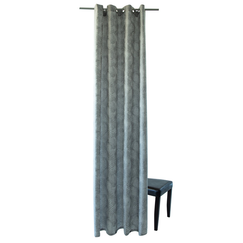 Room Darkening Curtain, silber