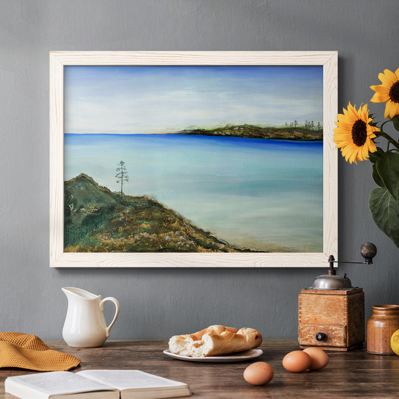 " On A Clear Day ", 20" W x 14" H, White