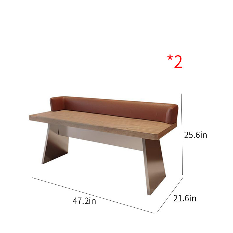 Banc de restaurant simple